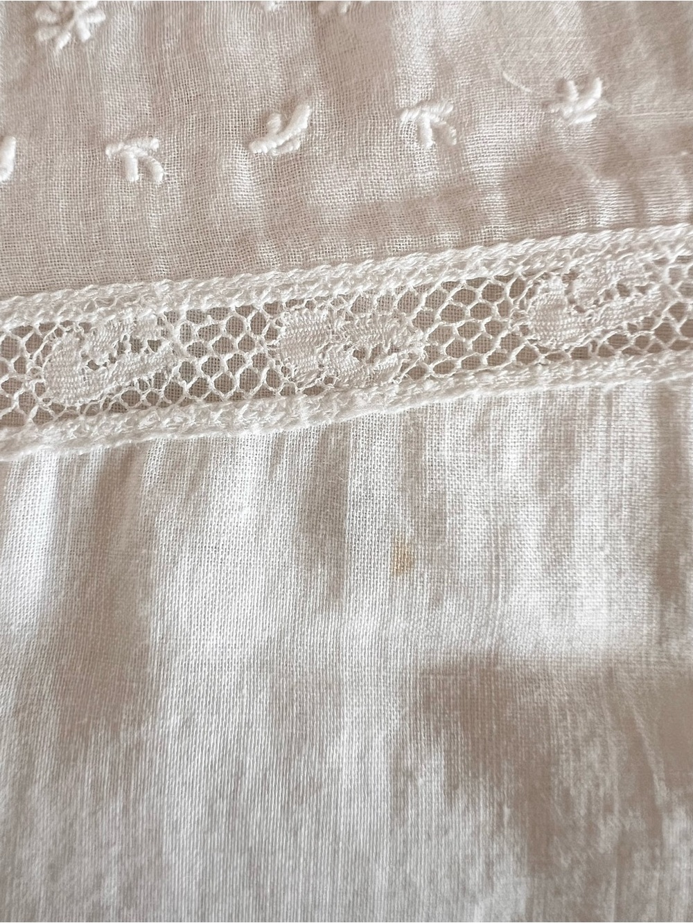 Edwardian Maternity Nightgown Nursing Nightgown Size L/XL - Picture 15 of 15